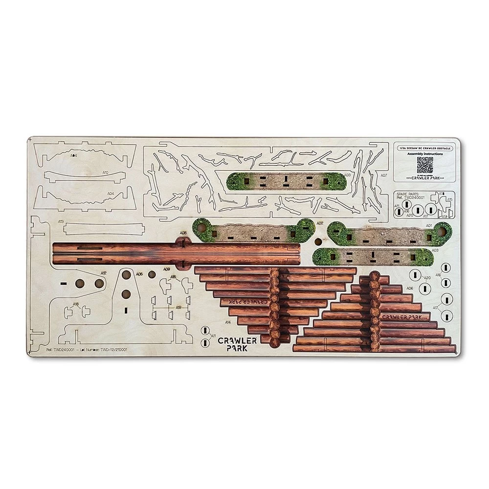 Kit 5 Obstáculos 1/24 RC Crawler Park - Imagen 2
