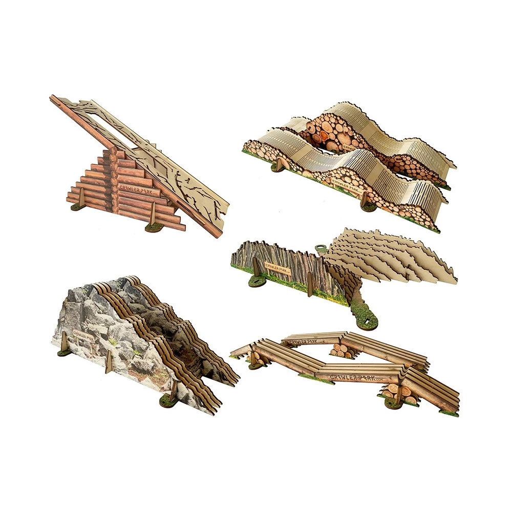 Kit 5 Obstáculos 1/24 RC Crawler Park