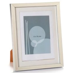Genérico Marco Fotos Simil Metal Plata 13X18
