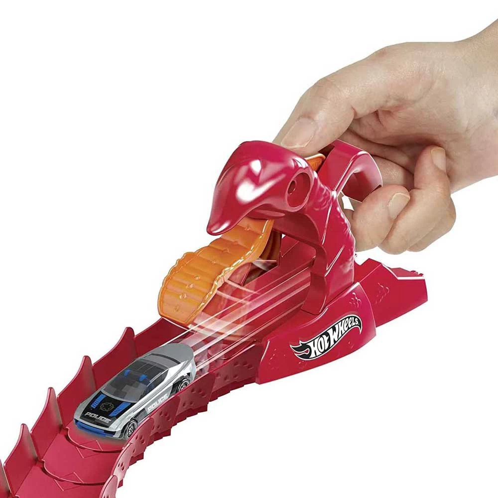 Hot Wheels City Nemésis Escorpión Comisaría De Policía Pistas Para Coches - Imagen 4