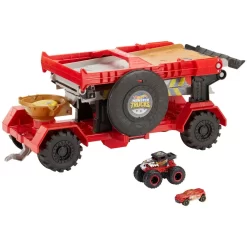 Hot Wheels Monster Trucks Carreras Con Cuesta Abajo Pistas De Coches De Juguetes