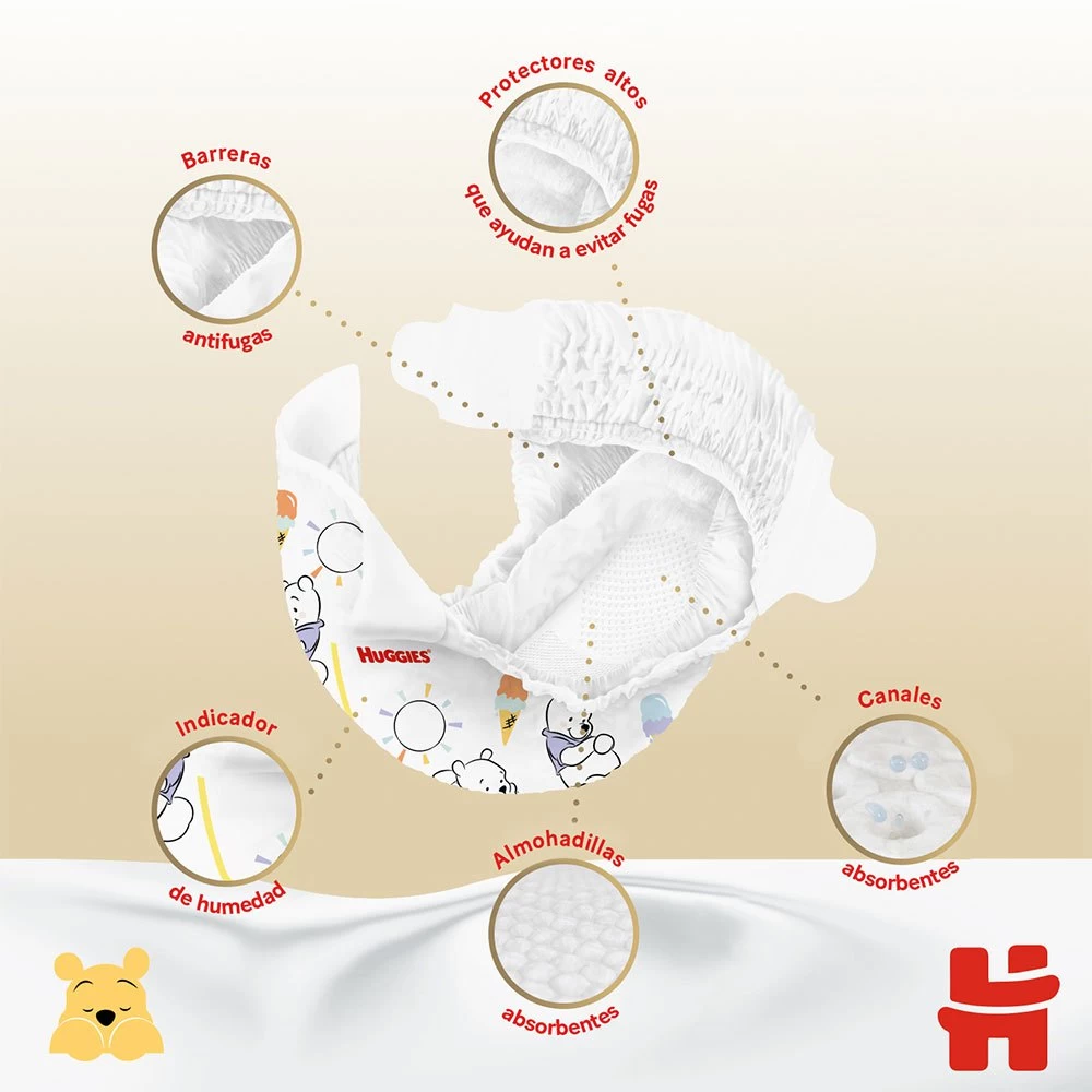 HUGGIES Pañales Extra Care Talla 4 84 Unidades - Imagen 9