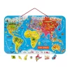 Janod Magnetic World Map Puzzle German Version