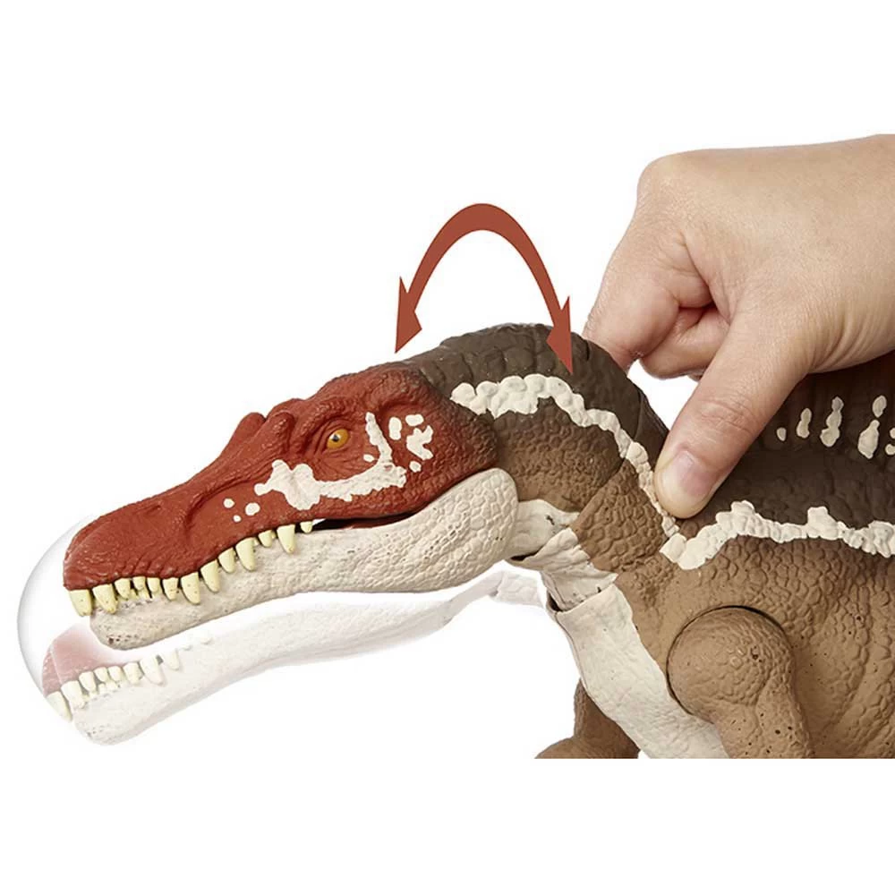 Jurassic World Spinosaurus Masticador Dinosaurio Articulado Figura De Juguete - Imagen 4