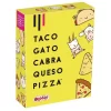 Taco. Gato. Cabra. Queso. Pizza