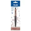 Milan Blíster Bolígrafo Capsule Copper Negro Tinta Azul