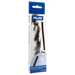 Milan Caja 5 Barritas Carboncillo 6-8 Mm