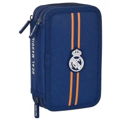 Safta Estuche Triple Filled 36 Pcs Real Madrid Away