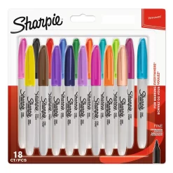 Sharpie Rotuladores Permanentes F 18 Unidades