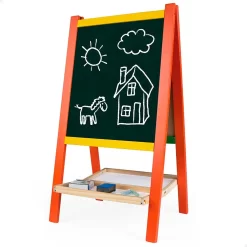 Pizarra En Madera Con Caballete